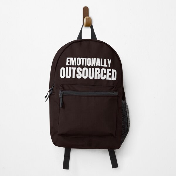 Item preview, Emotionally Outsourced – Funny Corporate Burnout Quote designed and sold by ArtPer-design.