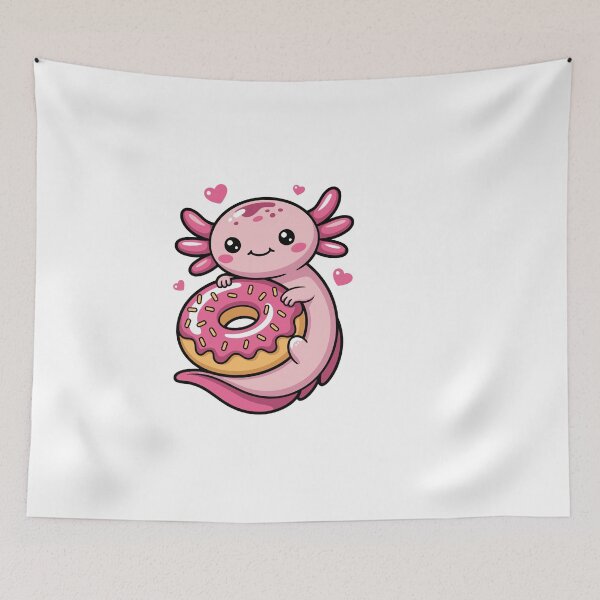 Item preview, Axolotl with Donut designed and sold by jkrphoto.