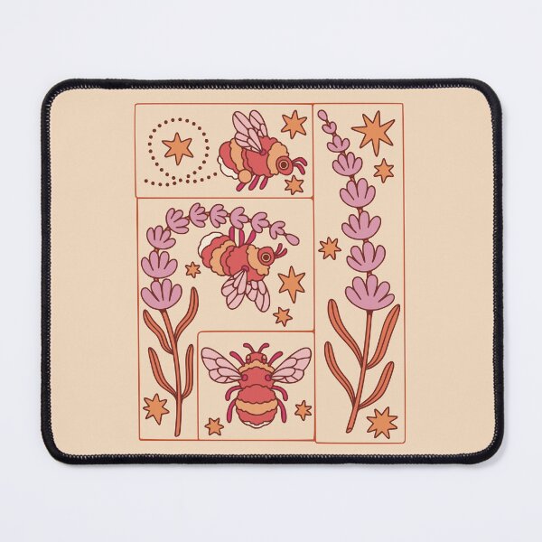 Item preview, Bumble bees & lavender designed and sold by Erika Vaigel Creations.