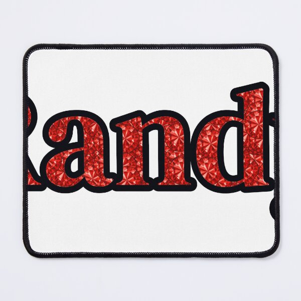 Item preview, Randy Boy Name Red Rhinestone Texture designed and sold by TheIconSmith.