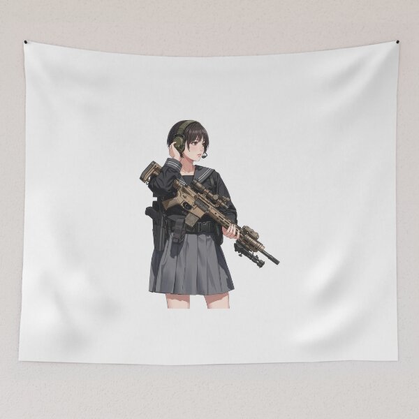 Item preview, Tactical School Girl - Anime Special Ops designed and sold by RAWLIFEGRAPHIC.