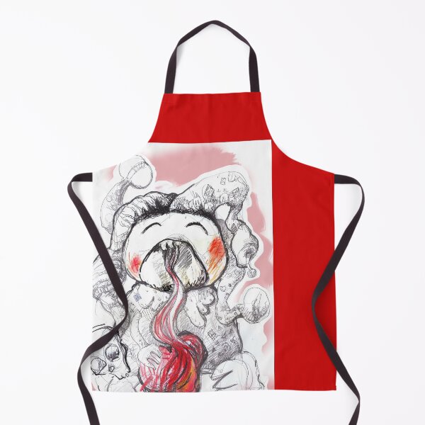 Item preview, Clown Eating Heart Spaghetti on Halloween (Original Drawing by ACCI) designed and sold by VanyssaGraphics.