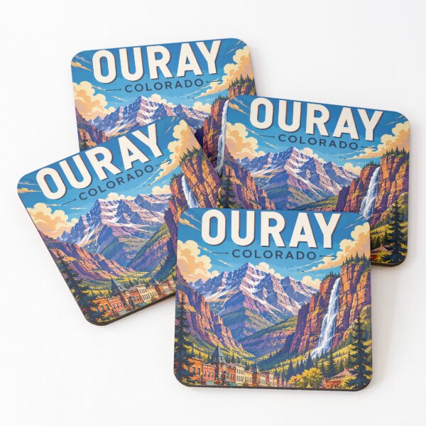 Item preview, Ouray Colorado Mountain Valley | San Juan Peaks | Alpine Heritage designed and sold by CosmicAnomaly.