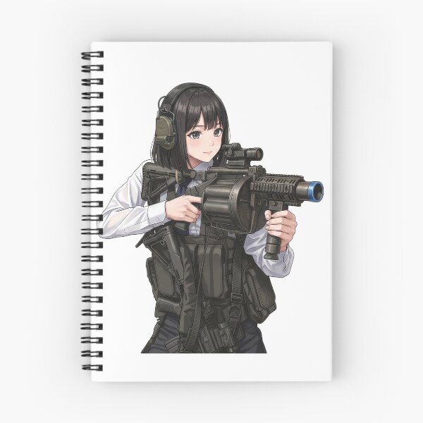 Item preview, Tactical School Girl - Anime Special Ops designed and sold by RAWLIFEGRAPHIC.