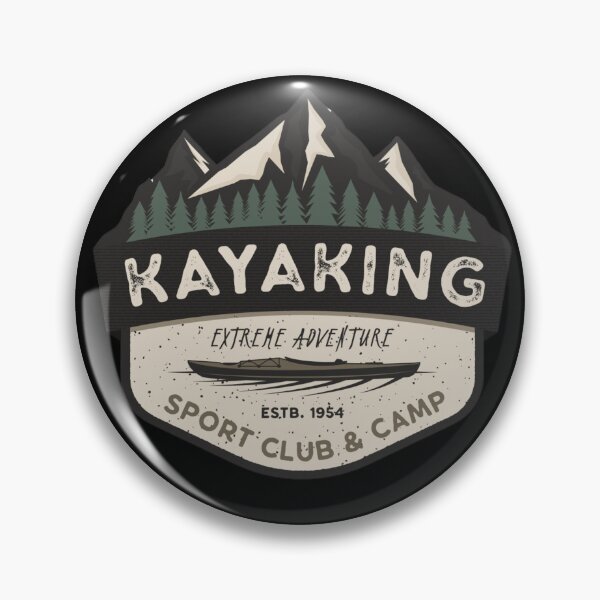 Item preview, Vintage Kayaking Extreme Adventure Sport Club designed and sold by Gravelpeak Co..
