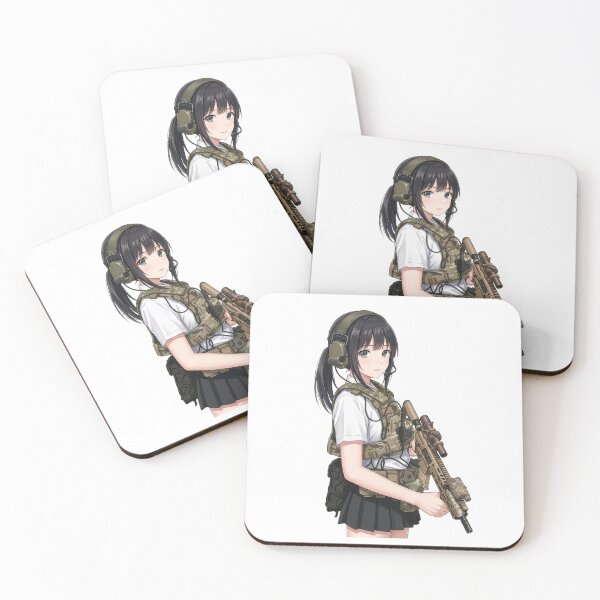 Item preview, Tactical School Girl - Anime Special Ops designed and sold by RAWLIFEGRAPHIC.