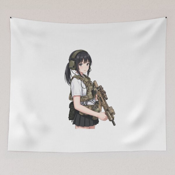 Item preview, Tactical School Girl - Anime Special Ops designed and sold by RAWLIFEGRAPHIC.