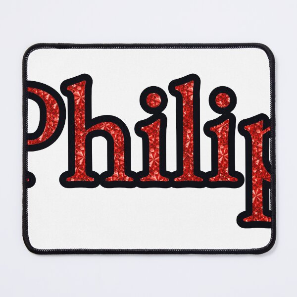 Item preview, Philip Boy Name Red Rhinestone Texture designed and sold by TheIconSmith.