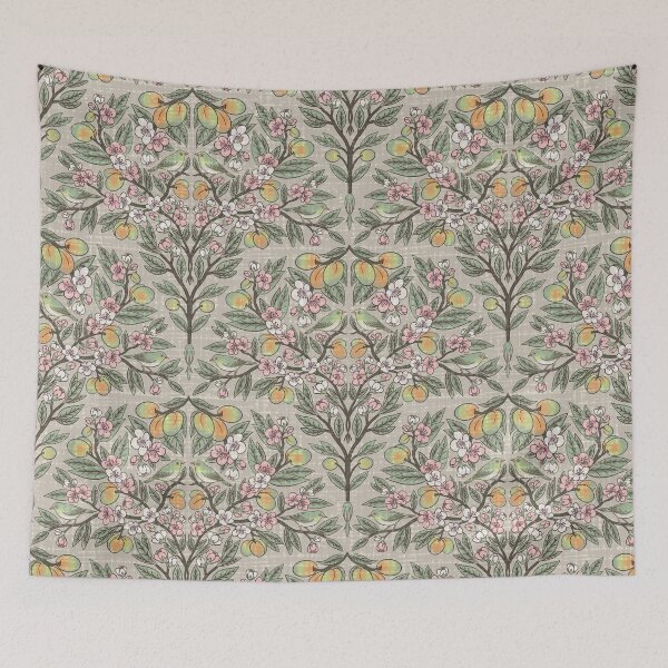 Item preview, Birds and Plum Blossoms Pattern designed and sold by Nekogobido.