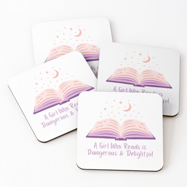 Item preview, A Girl Who Reads is Dangerous & Delightful designed and sold by DesignsByTaara.