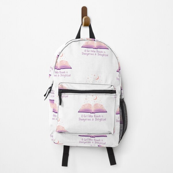 Item preview, A Girl Who Reads is Dangerous & Delightful designed and sold by DesignsByTaara.