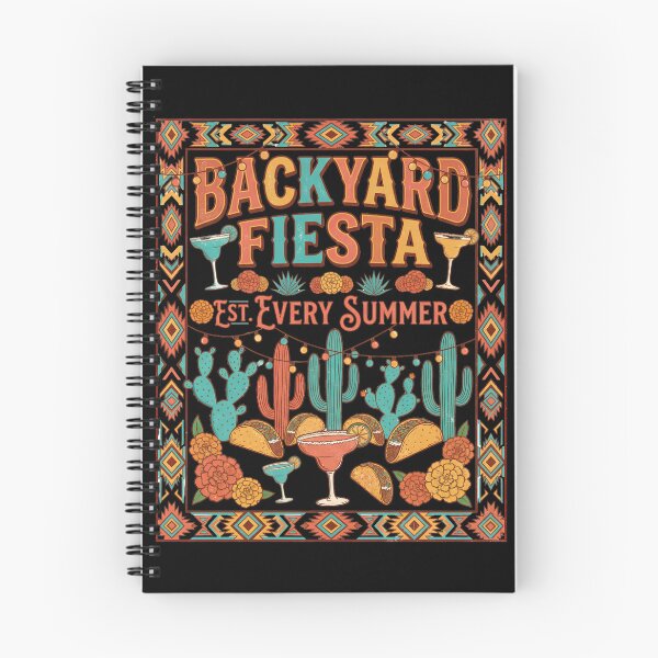 Item preview, Backyard Fiesta Summer Party Tacos Margaritas Cactus designed and sold by Majnon8bp.