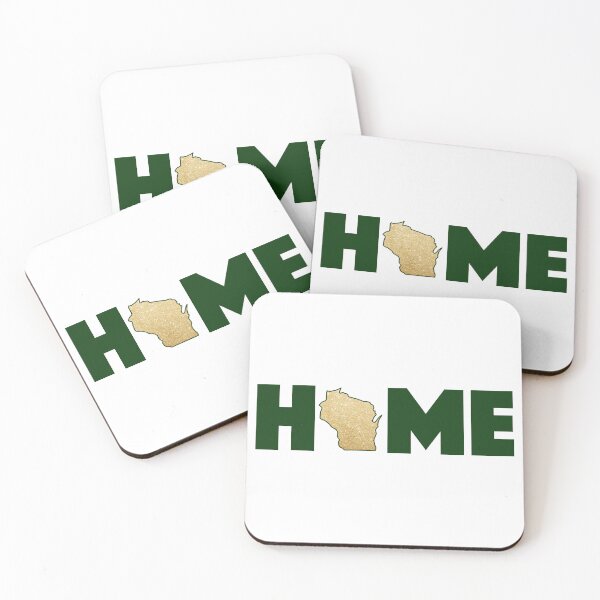 Item preview, HOME Wisconsin Green/Gold designed and sold by TaskMe.