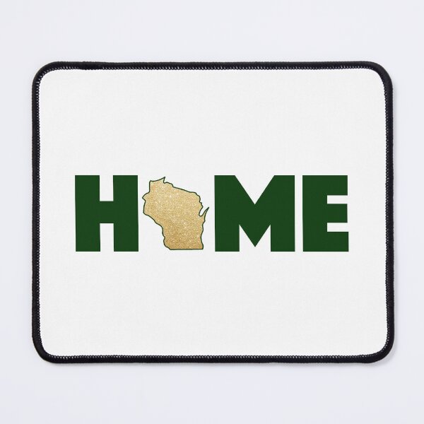 Item preview, HOME Wisconsin Green/Gold designed and sold by TaskMe.