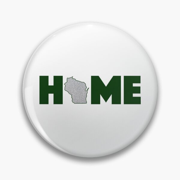 Item preview, HOME Wisconsin Green/Silver designed and sold by TaskMe.