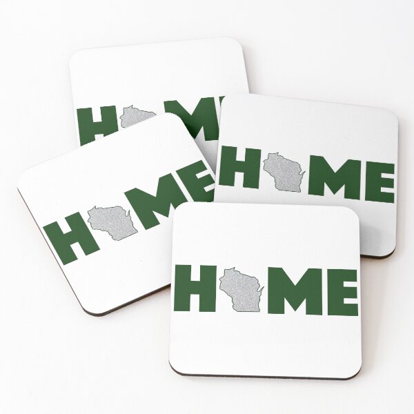 Item preview, HOME Wisconsin Green/Silver designed and sold by TaskMe.