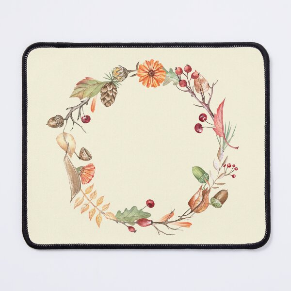 Item preview, Autumn Wreath in Cottagecore Style designed and sold by Flowersforbear.