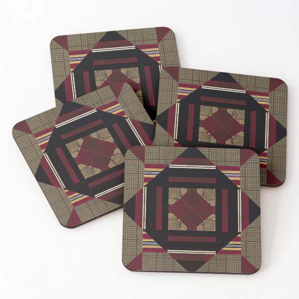 Item preview, Deco Hearth Quilt Pattern designed and sold by Cosmocharis.