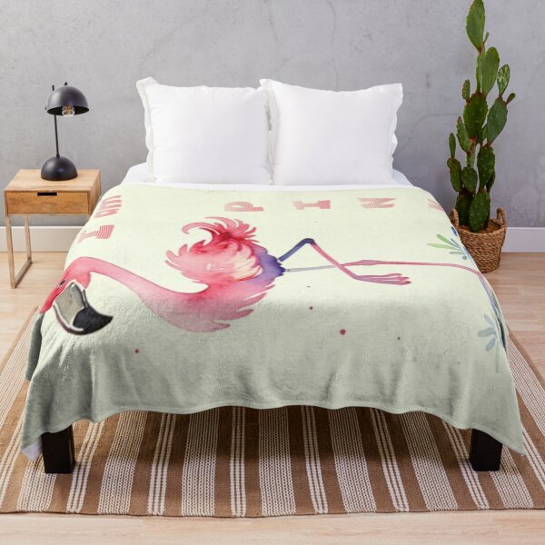 Item preview, Soft Feminism Pink Flamingo Watercolor Art designed and sold by MoxisWatercolor.