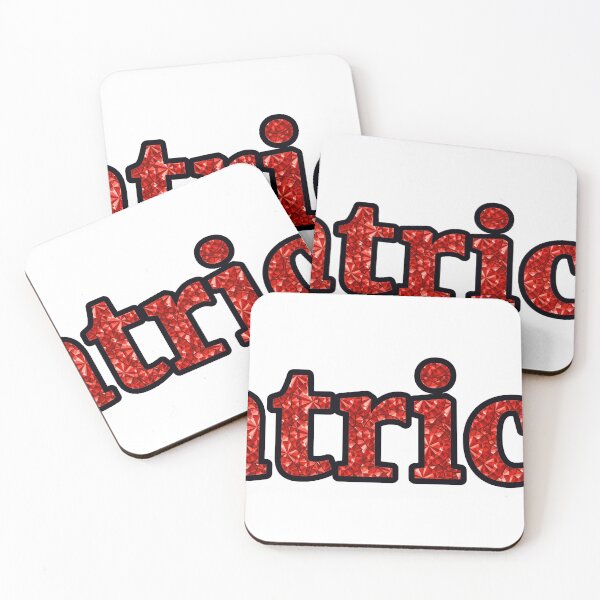 Item preview, Patricia Girl Name Red Rhinestone Texture designed and sold by TheIconSmith.