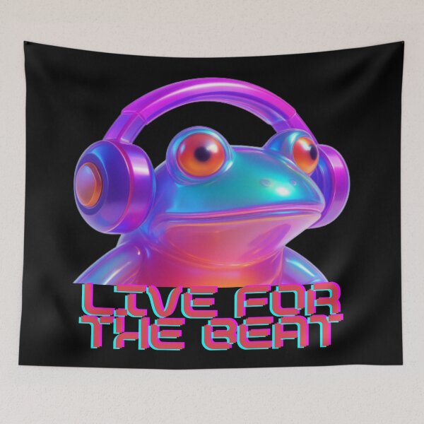 Item preview, Cyber Y2K DJ Frog designed and sold by pompom123.