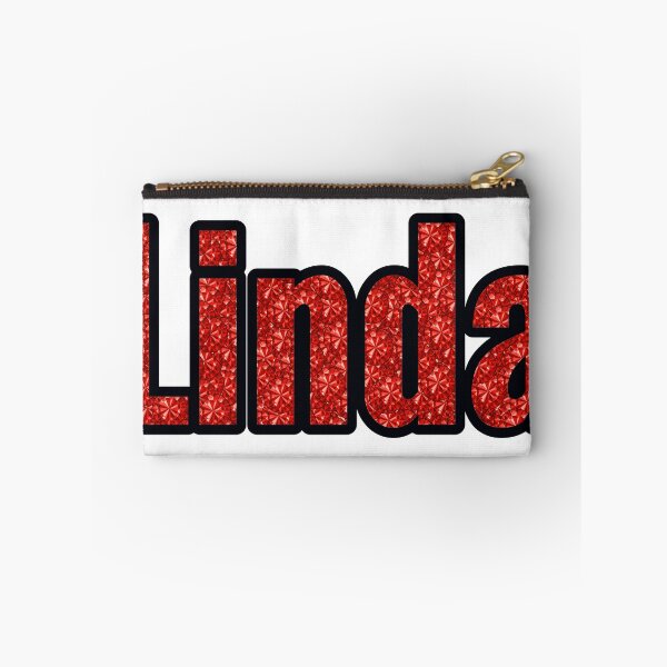 Item preview, Linda Girl Name Red Rhinestone Texture designed and sold by TheIconSmith.