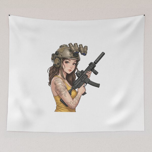 Item preview,  Tactical NVG Girl - Night Operations Aesthetic designed and sold by RAWLIFEGRAPHIC.
