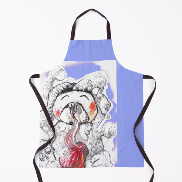 Item preview, Clown Eating Heart Spaghetti on Halloween (Original Drawing by ACCI) designed and sold by VanyssaGraphics.