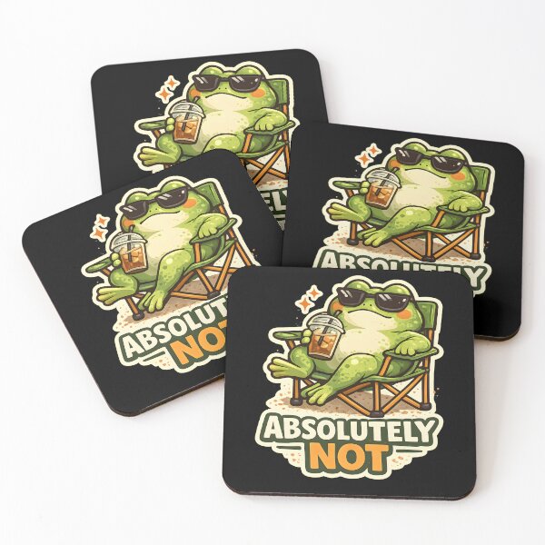 Item preview, Absolutely Not Funny Frog Retro Cartoon T-Shirt designed and sold by Akter-sikder.