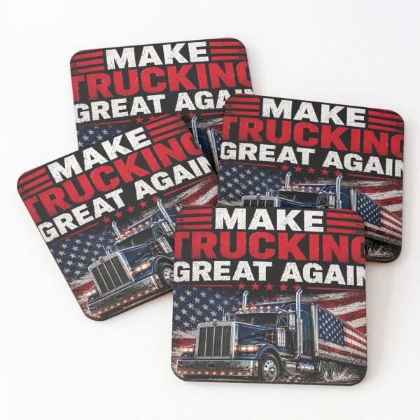 Item preview, Make trucking great again Patriotic semi truck shirt designed and sold by 18 Life Outlaw.