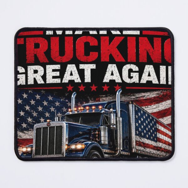 Item preview, Make trucking great again Patriotic semi truck shirt designed and sold by 18 Life Outlaw.