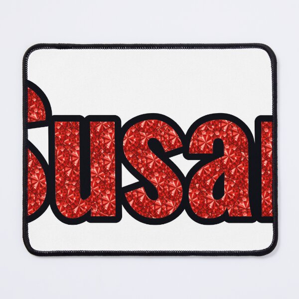 Item preview, Susan Girl Name Red Rhinestone Texture designed and sold by TheIconSmith.