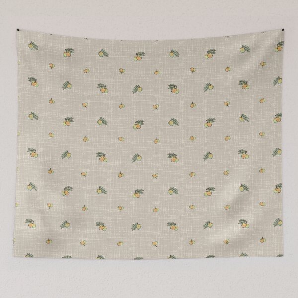 Item preview, Delicate Pattern of Small Japanese Plums designed and sold by Nekogobido.