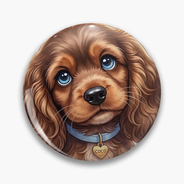 Item preview, Adorable brown Cockapoo designed and sold by Studios GEK.