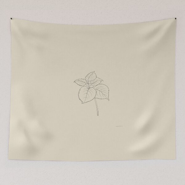 Item preview, Botanical Leaves Line Art Minimalist Foliage Sketch Edition V designed and sold by smaragdstudio.