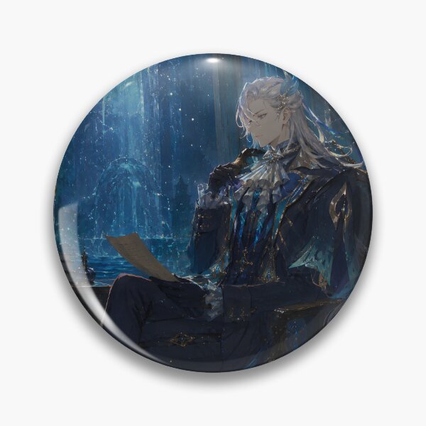 Item preview, Neuvillette Fontaine Chief Justice | Genshin Impact Anime Artwork designed and sold by RabbitProject.