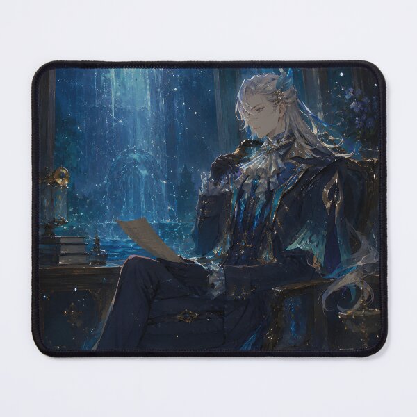 Item preview, Neuvillette Fontaine Chief Justice | Genshin Impact Anime Artwork designed and sold by RabbitProject.