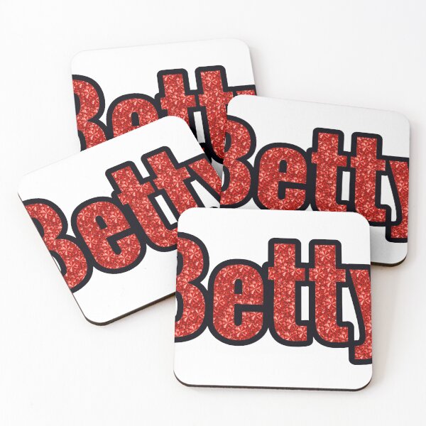 Item preview, Betty Girl Name Red Rhinestone Texture designed and sold by TheIconSmith.