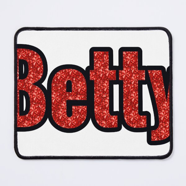 Item preview, Betty Girl Name Red Rhinestone Texture designed and sold by TheIconSmith.