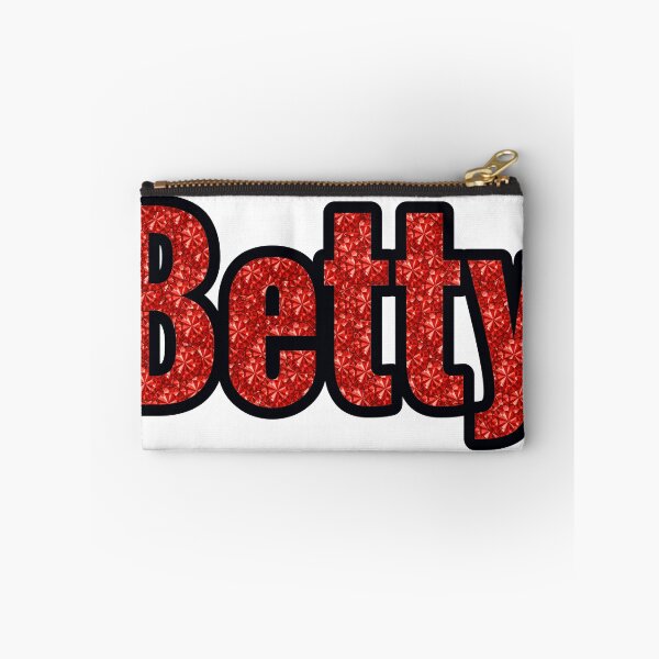 Artikelvorschau, Betty Mädchenname Rote Strasstextur entworfen und verkauft von TheIconSmith.