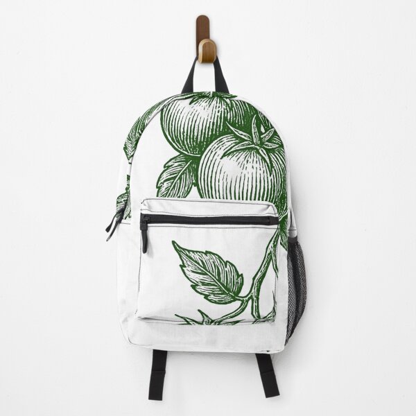 Item preview, Linocut Tomato Branch - Green Botanical Kitchen Art designed and sold by shinygreenbug.