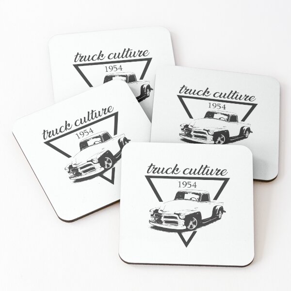 Item preview, VINTAGE 1954 PICK UP, SILHOUETTE DRAWING, TRUCKS, CLASSIC PICKUPS designed and sold by classic car craze.