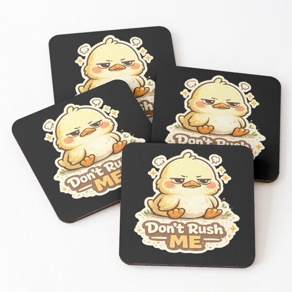 Item preview, Don't Rush Me Cute Grumpy Duck Funny Cartoon T-Shirt designed and sold by Akter-sikder.