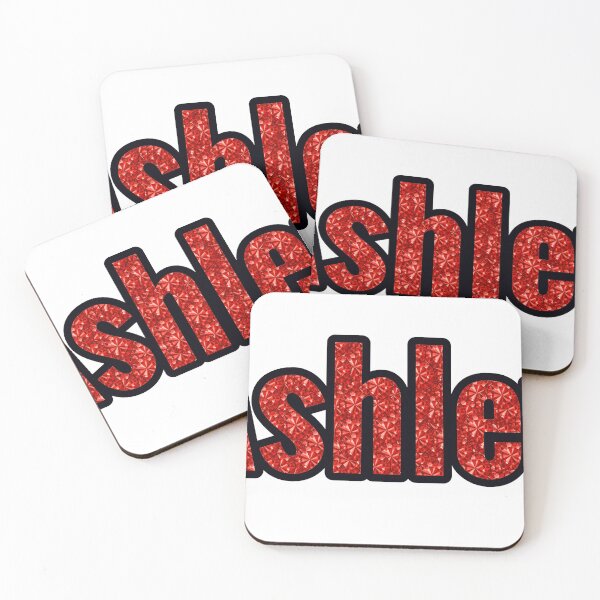 Item preview, Ashley Girl Name Red Rhinestone Texture designed and sold by TheIconSmith.