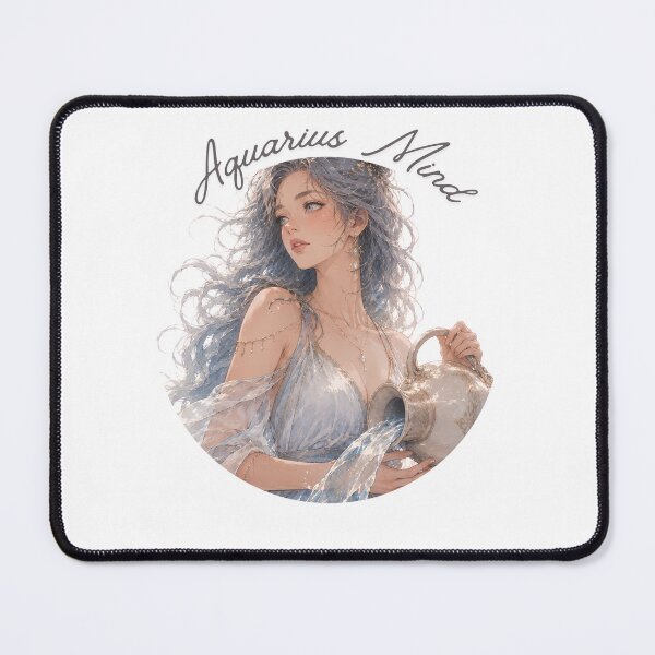 Item preview, Aquarius Mind Zodiac Sign Astrological Cosmic Girl Aesthetic designed and sold by Marcelina28.