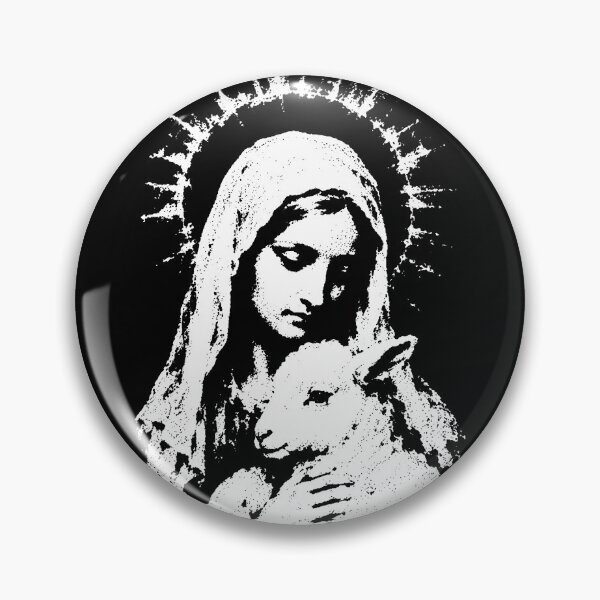 Item preview, Virgin Mary with Lamb Catholic Christian Design designed and sold by trajeado14.
