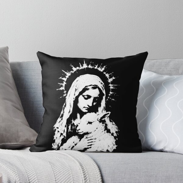 Item preview, Virgin Mary with Lamb Catholic Christian Design designed and sold by trajeado14.
