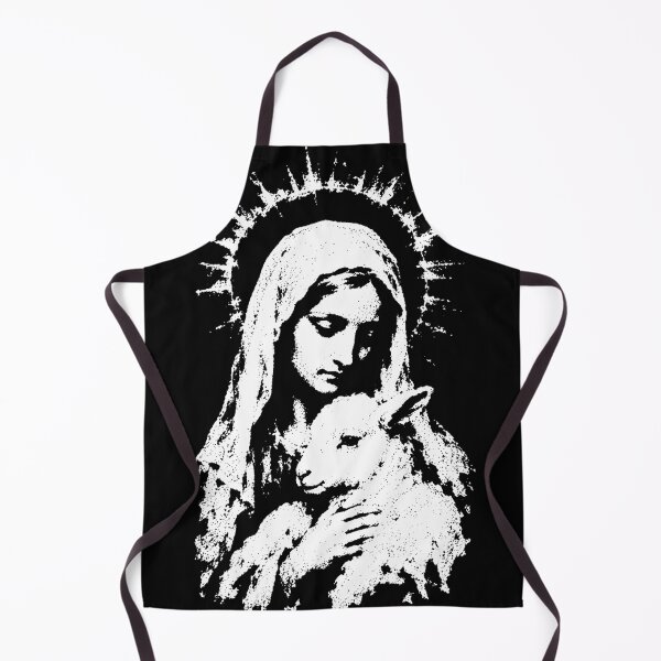 Item preview, Virgin Mary with Lamb Catholic Christian Design designed and sold by trajeado14.
