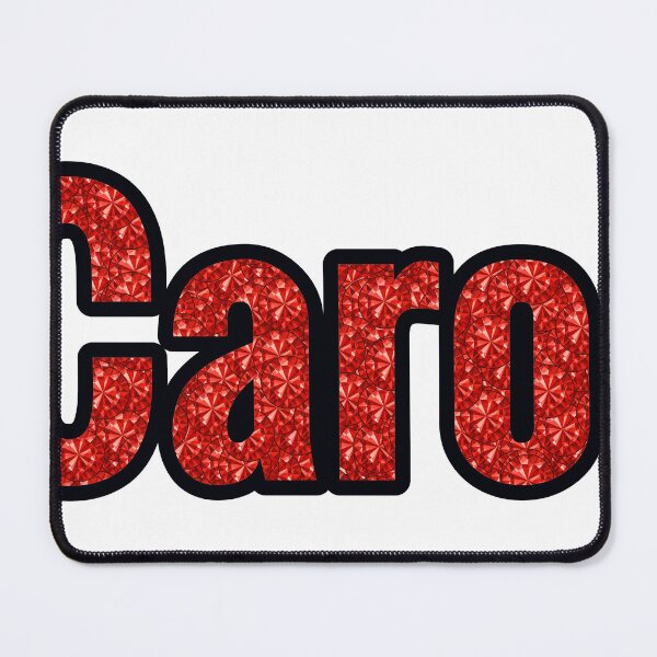 Item preview, Carol Girl Name Red Rhinestone Texture designed and sold by TheIconSmith.