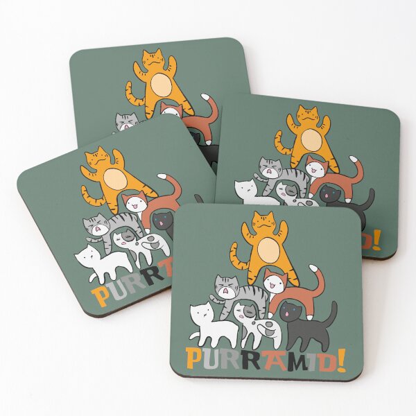 Item preview, A bunch of cats making a purramid! designed and sold by Konopikyu.